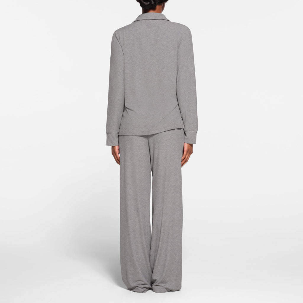 SOFT LOUNGE SLEEP SET | HEATHER GREY