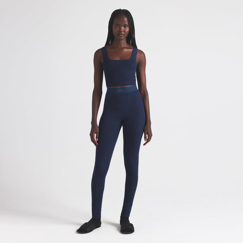 COTTON RIB TANK | NAVY