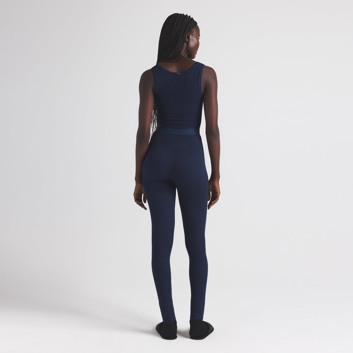 COTTON RIB TANK | NAVY