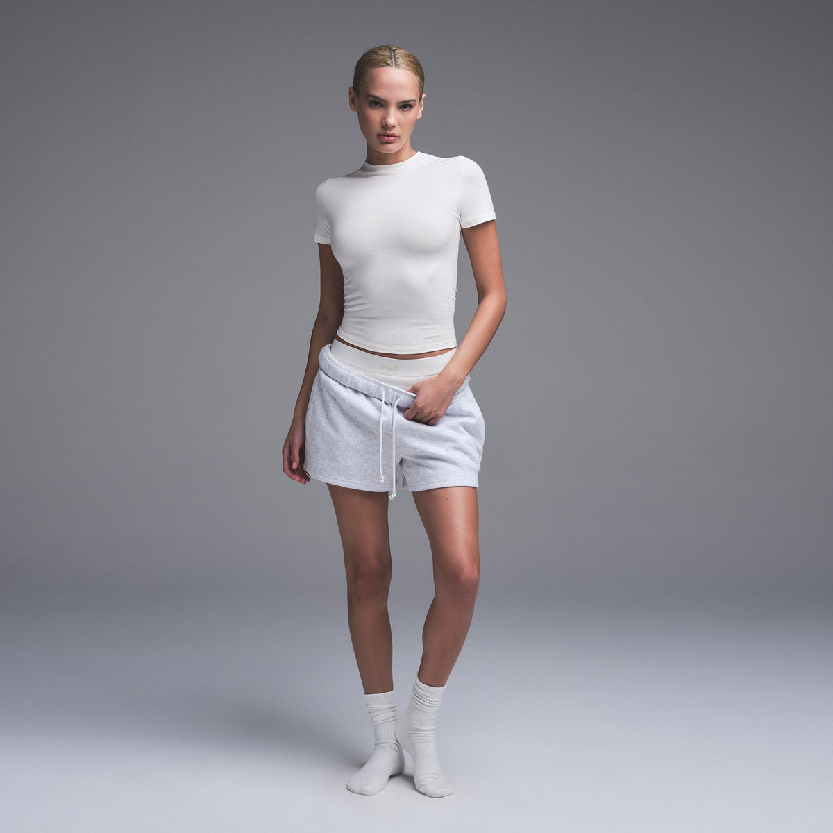 COTTON JERSEY T-SHIRT | MARBLE