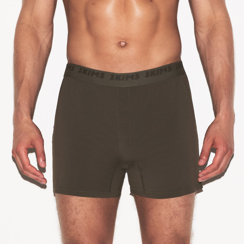 SKIMS STRETCH MENS KNIT BOXER 3-PACK | LAUREL MULTI