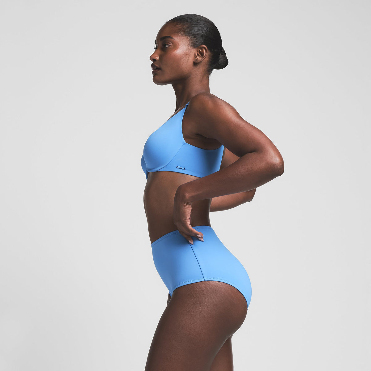 SIGNATURE SWIM HIGH-WAISTED BRIEF BIKINI BOTTOM | TIDE