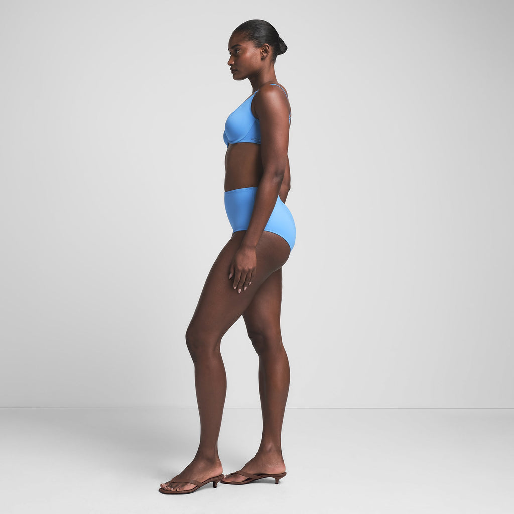 SIGNATURE SWIM HIGH-WAISTED BRIEF BIKINI BOTTOM | TIDE
