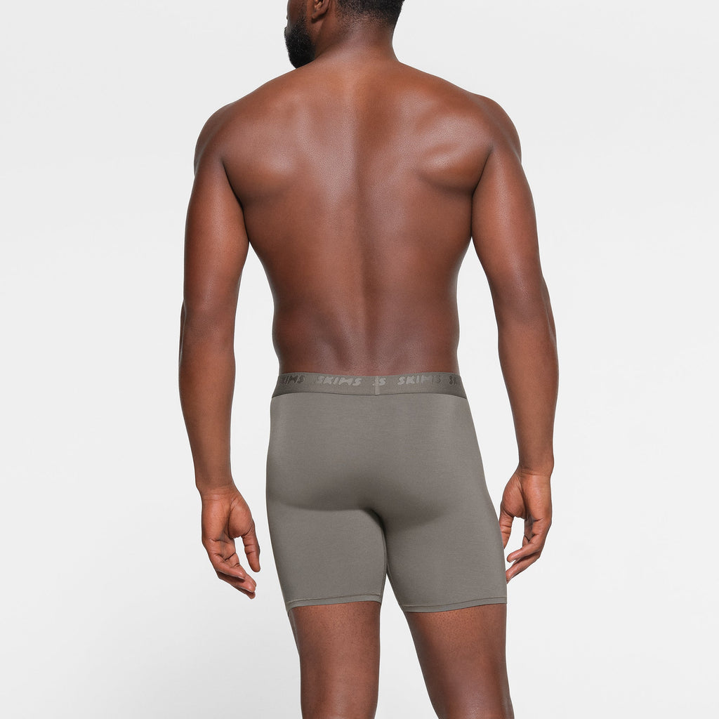 SKIMS STRETCH MENS 5" BOXER BRIEF | GUNMETAL