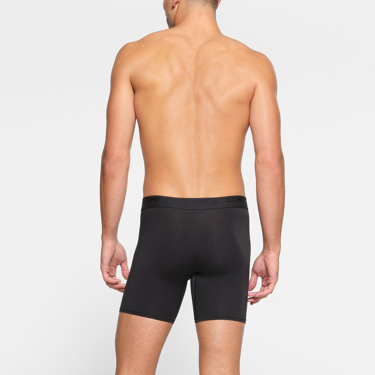 SKIMS STRETCH MENS 5" BOXER BRIEF | OBSIDIAN