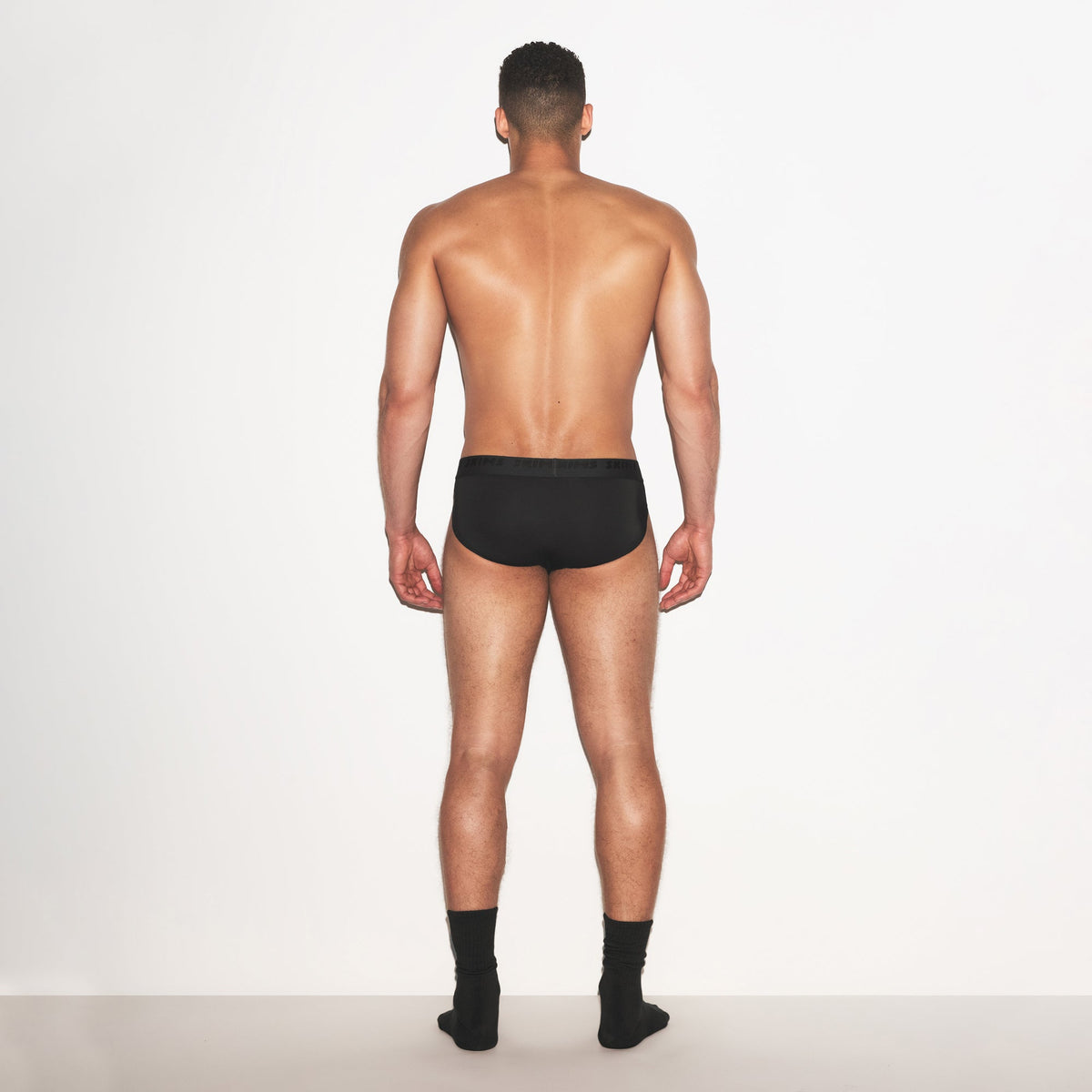 SKIMS STRETCH MENS BRIEF 3-PACK | GUNMETAL MULTI