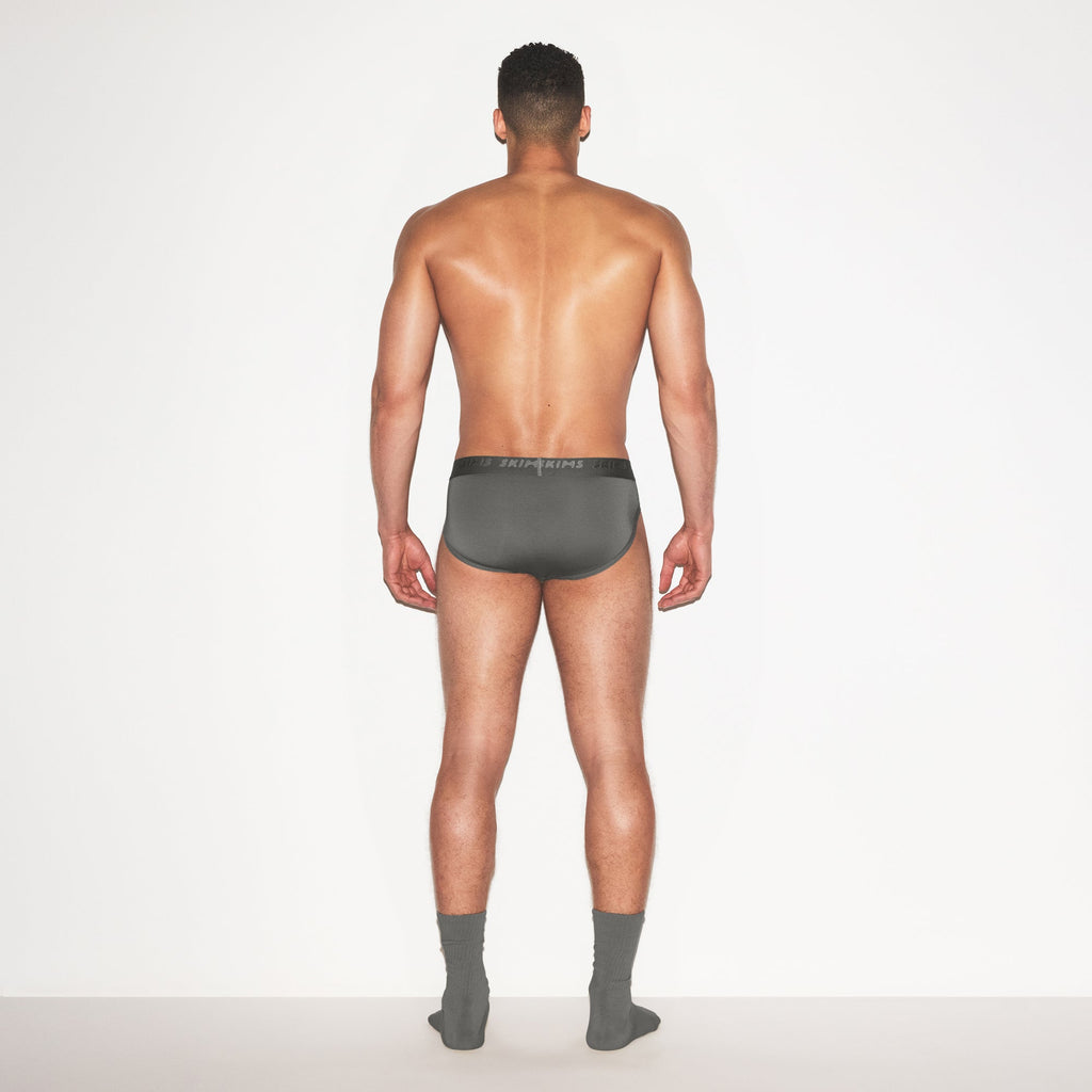 SKIMS STRETCH MENS BRIEF 3-PACK | GUNMETAL MULTI
