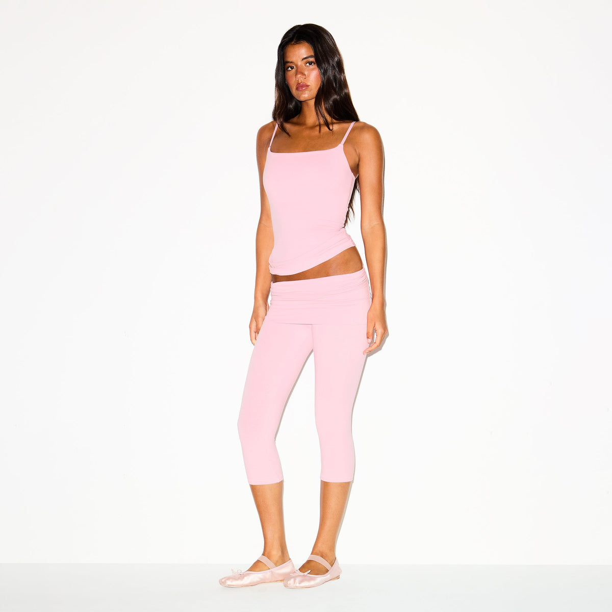 COTTON JERSEY FOLDOVER CAPRI | HALITE