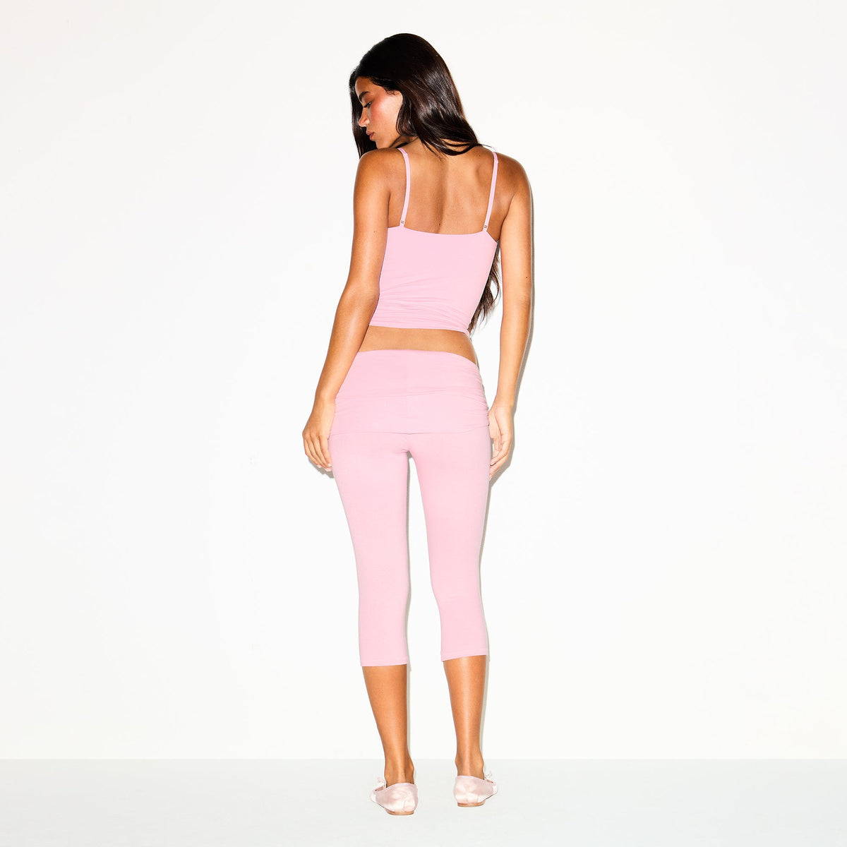 COTTON JERSEY FOLDOVER CAPRI | HALITE