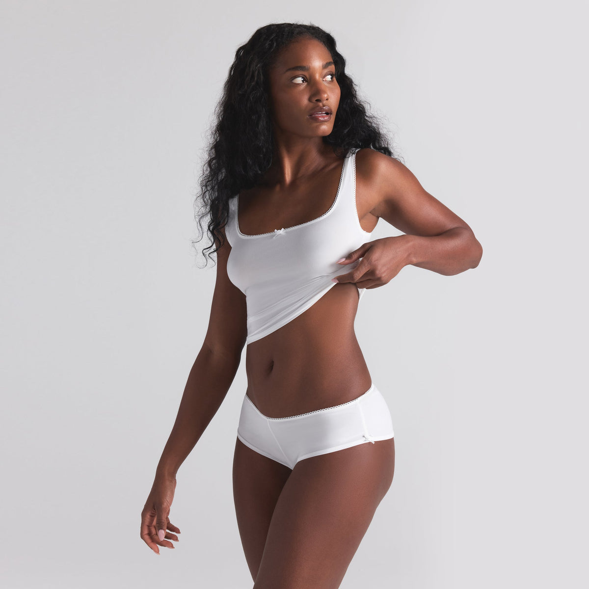 FITS EVERYBODY PICOT TANK AND HIPSTER SET | MARBLE