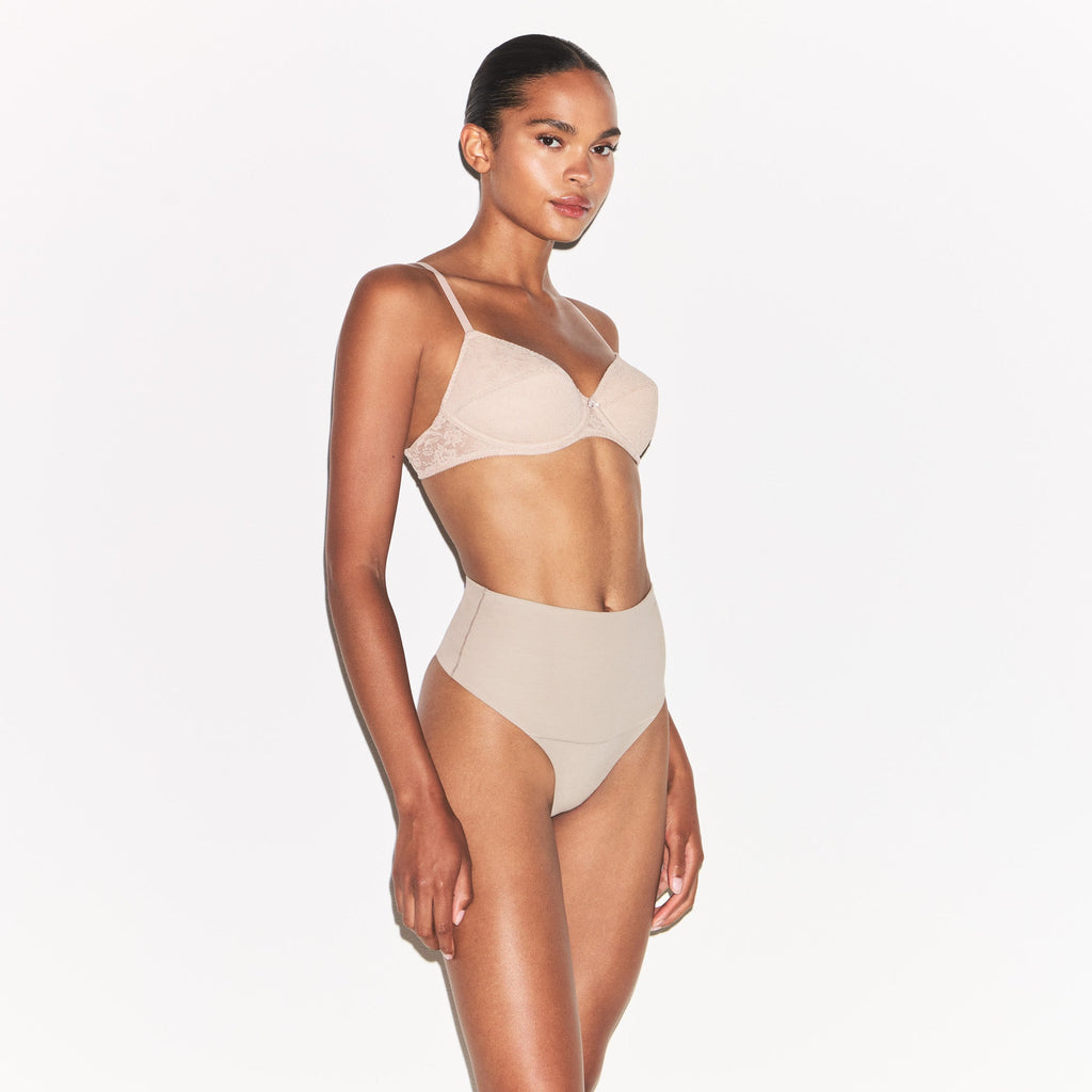 VINTAGE BRAS LACE BRA | MUSHROOM