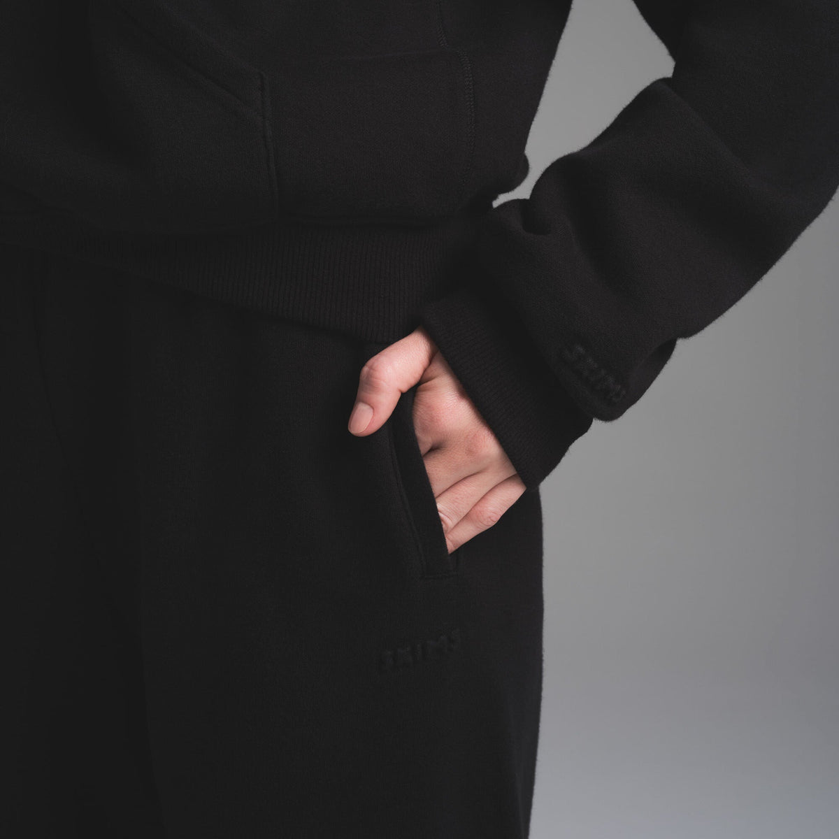 COTTON FLEECE CLASSIC JOGGER | ONYX
