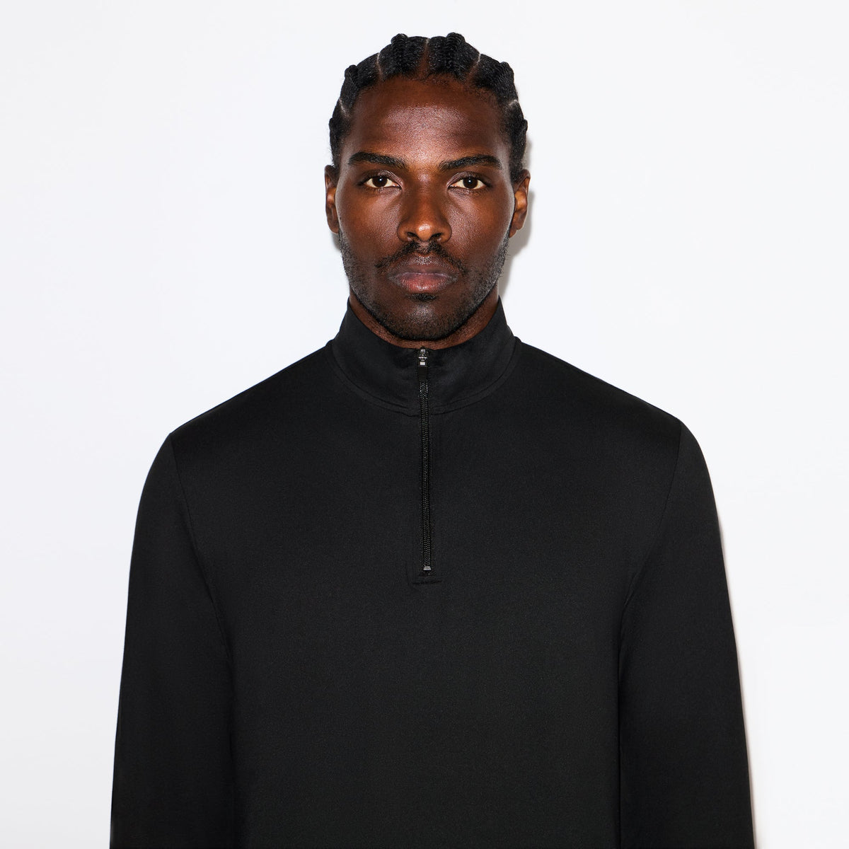 OUTDOOR JERSEY MENS QUARTER ZIP | ONYX