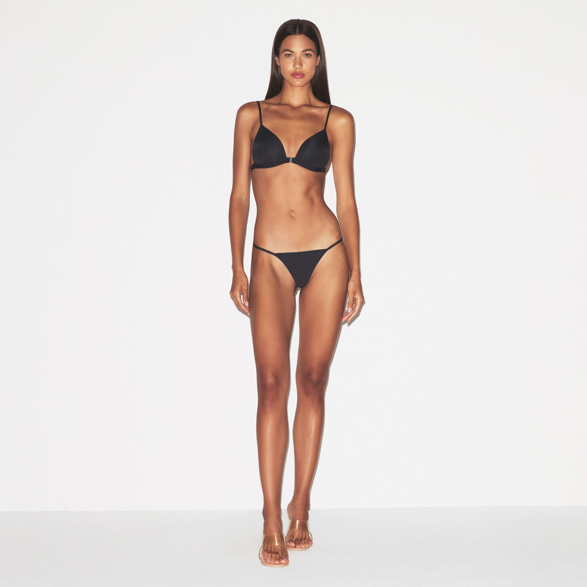 WIRELESS FORM TRIANGLE FRONT CLOSE SUPER PUSH-UP BRA | ONYX
