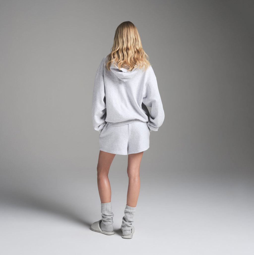 COTTON FLEECE CLASSIC HOODIE | LIGHT HEATHER GREY
