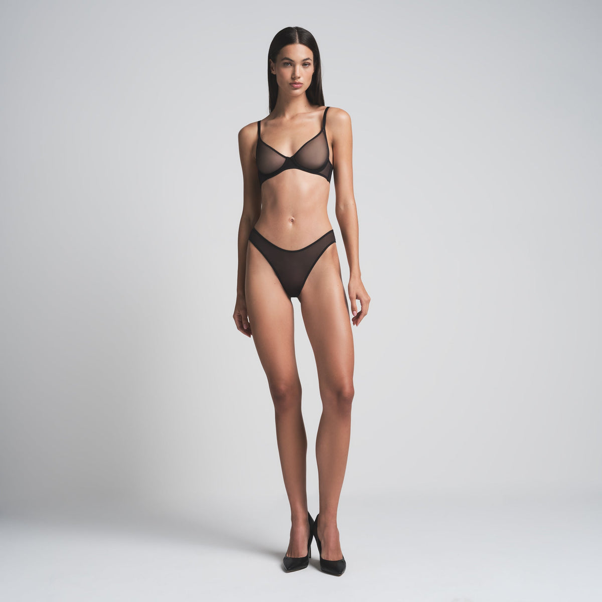 ULTRA FINE MESH BIKINI | ONYX
