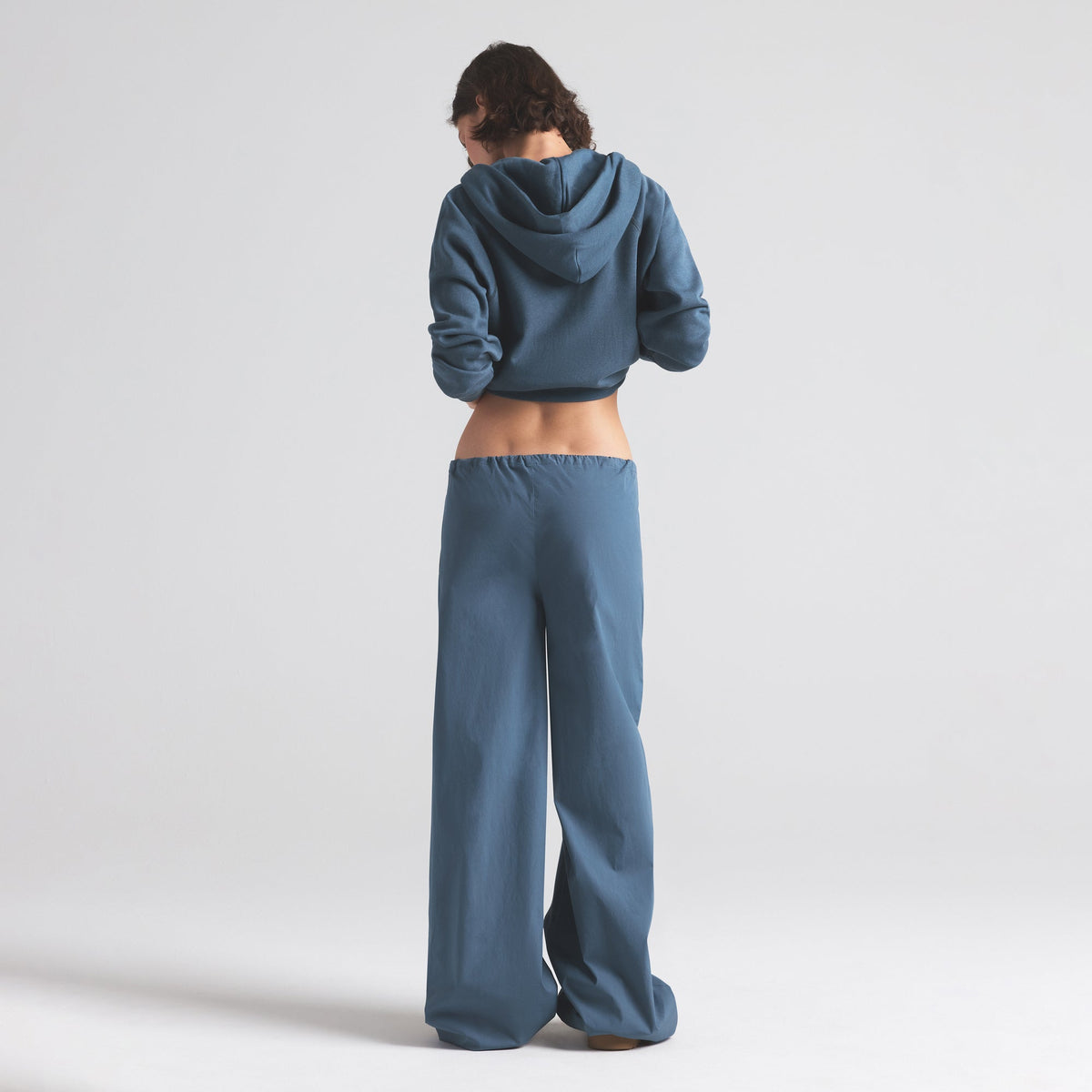 COTTON POPLIN STRAIGHT LEG PANT | HARBOR