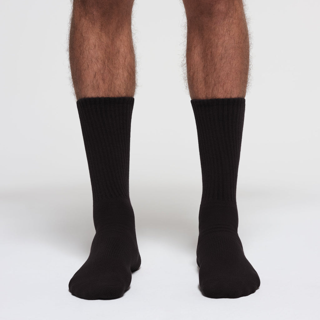 MENS TUBE CREW SOCK 3-PACK | ONYX