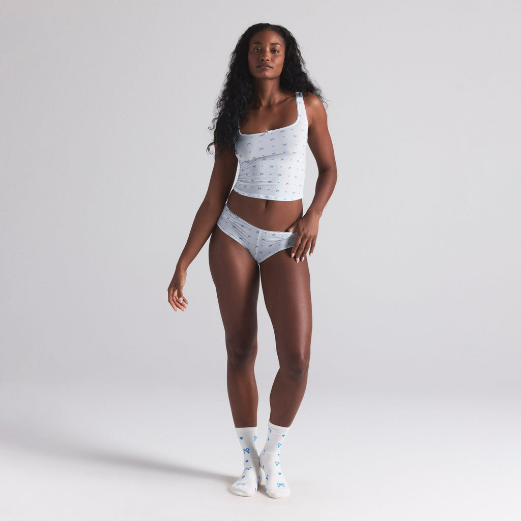 WEDDING SOCK 2-PACK | MARBLE AND CLOUD BOW PRINT