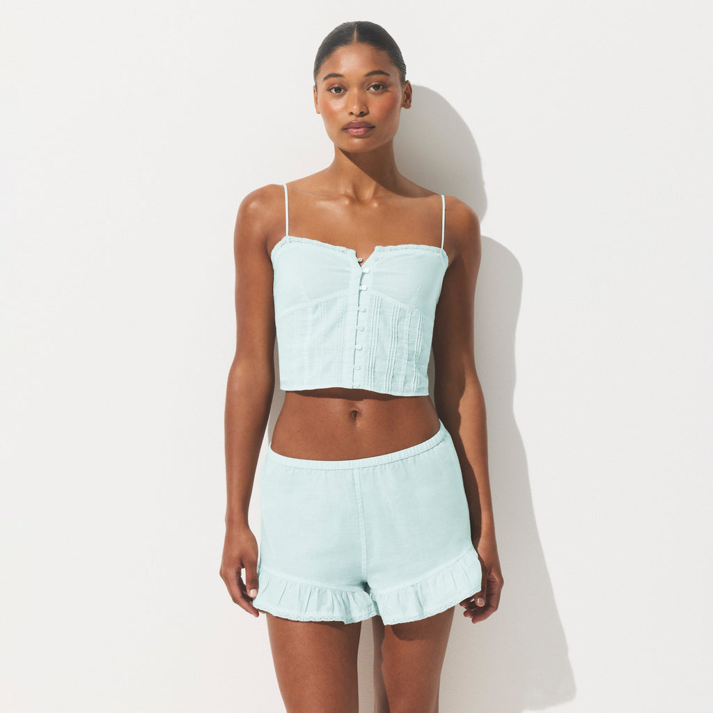 COTTON VOILE SHORT | FROST