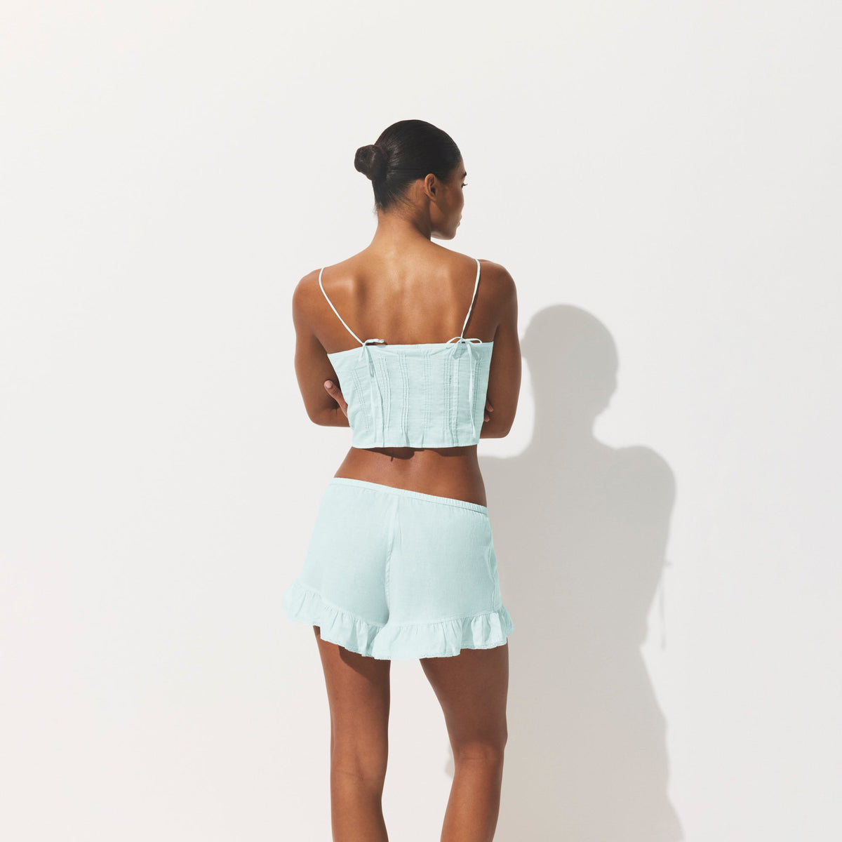 COTTON VOILE SHORT | FROST