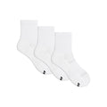 COMFORT QUARTER SOCK 3-PACK | SNOW