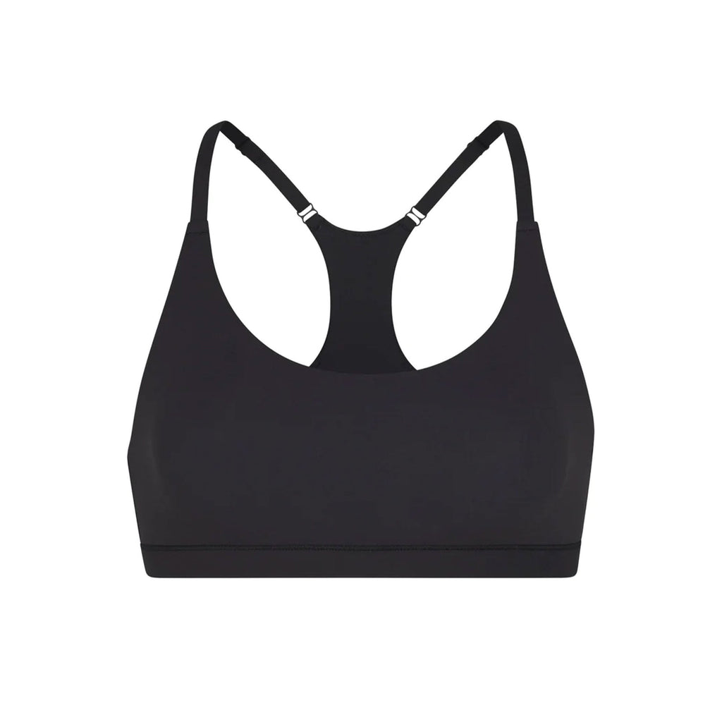 FITS EVERYBODY RACERBACK SCOOP BRALETTE | ONYX