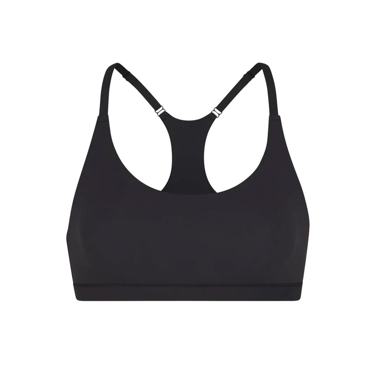 FITS EVERYBODY RACERBACK SCOOP BRALETTE | ONYX