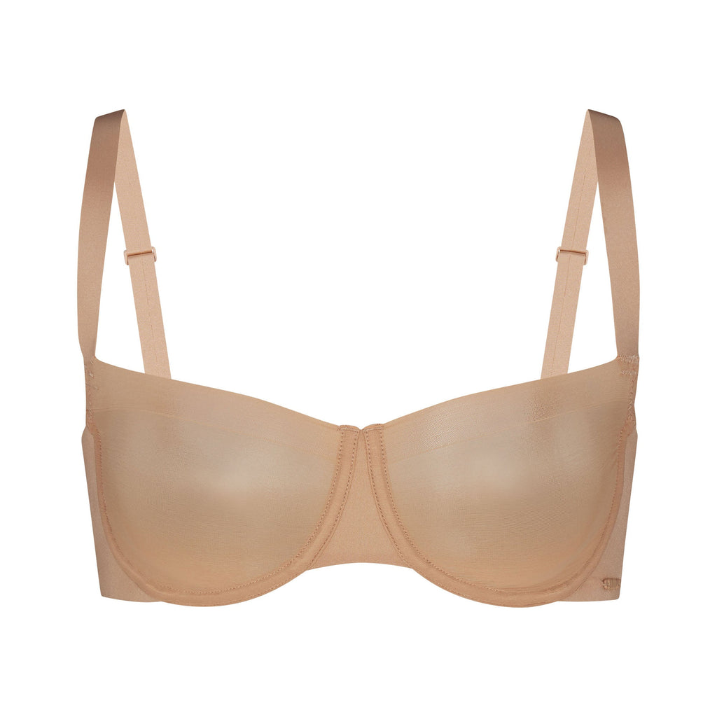 NO SHOW UNLINED BALCONETTE BRA | CLAY