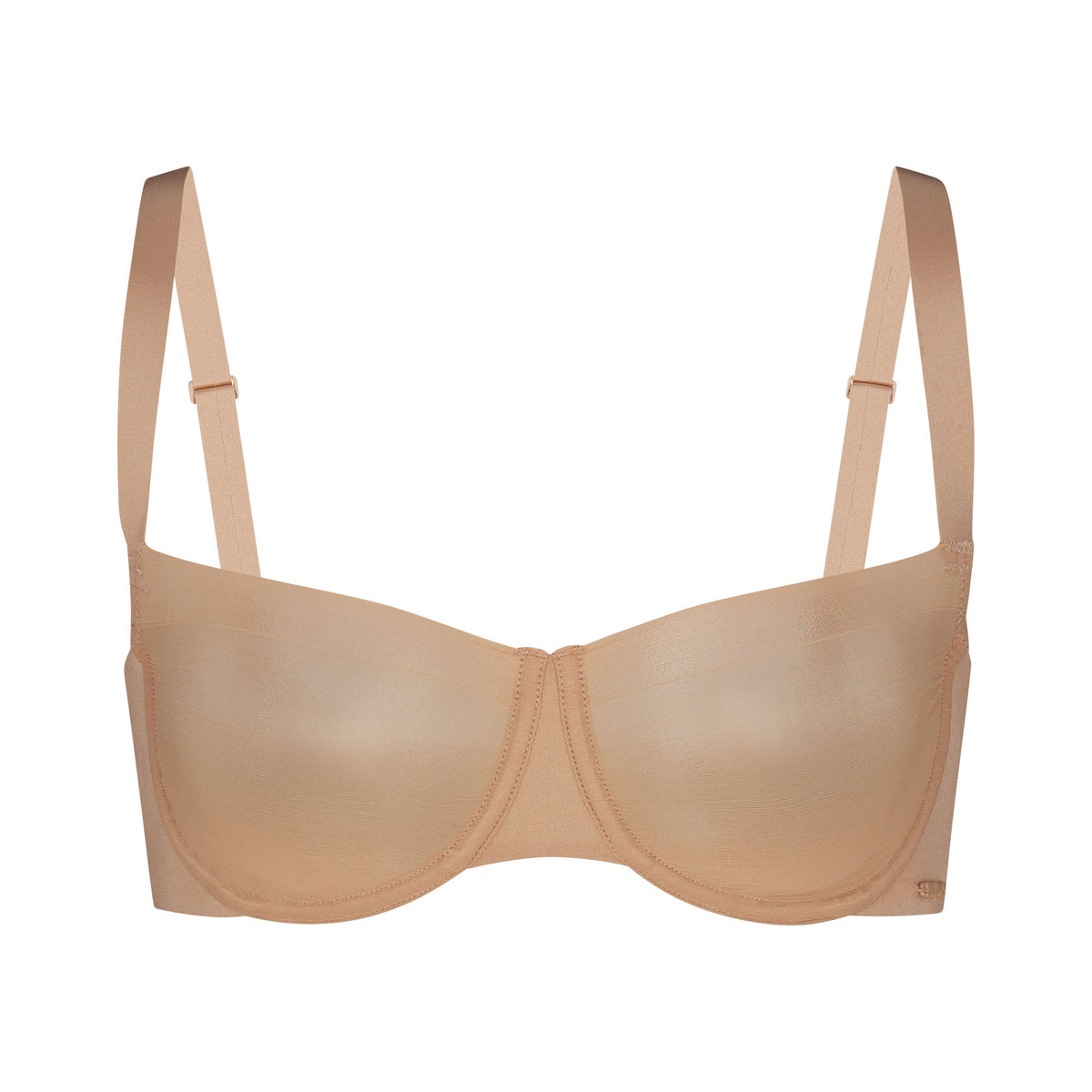 NO SHOW UNLINED BALCONETTE BRA | CLAY