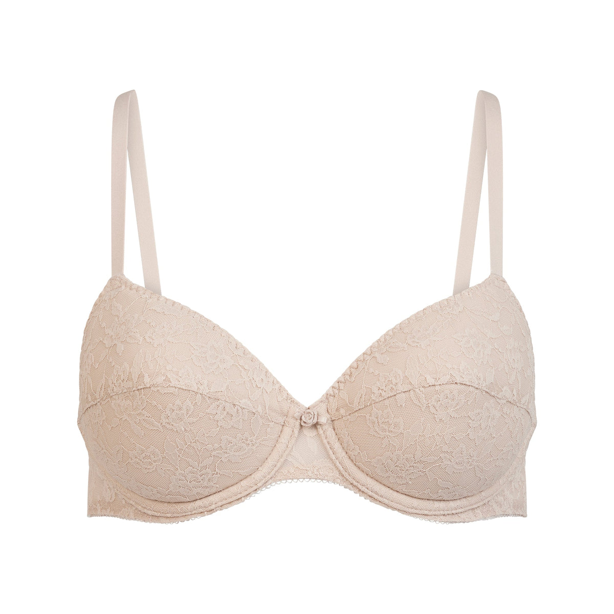 VINTAGE BRAS LACE BRA | MUSHROOM