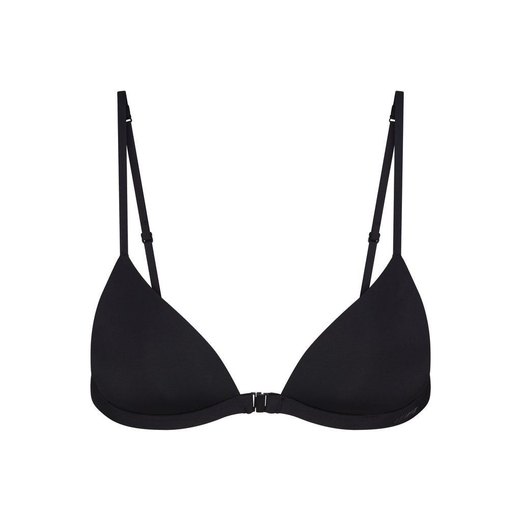 WIRELESS FORM TRIANGLE FRONT CLOSE SUPER PUSH-UP BRA | ONYX