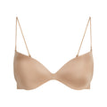 WIRELESS FORM MICRO STRAP PLUNGE BRA | CLAY