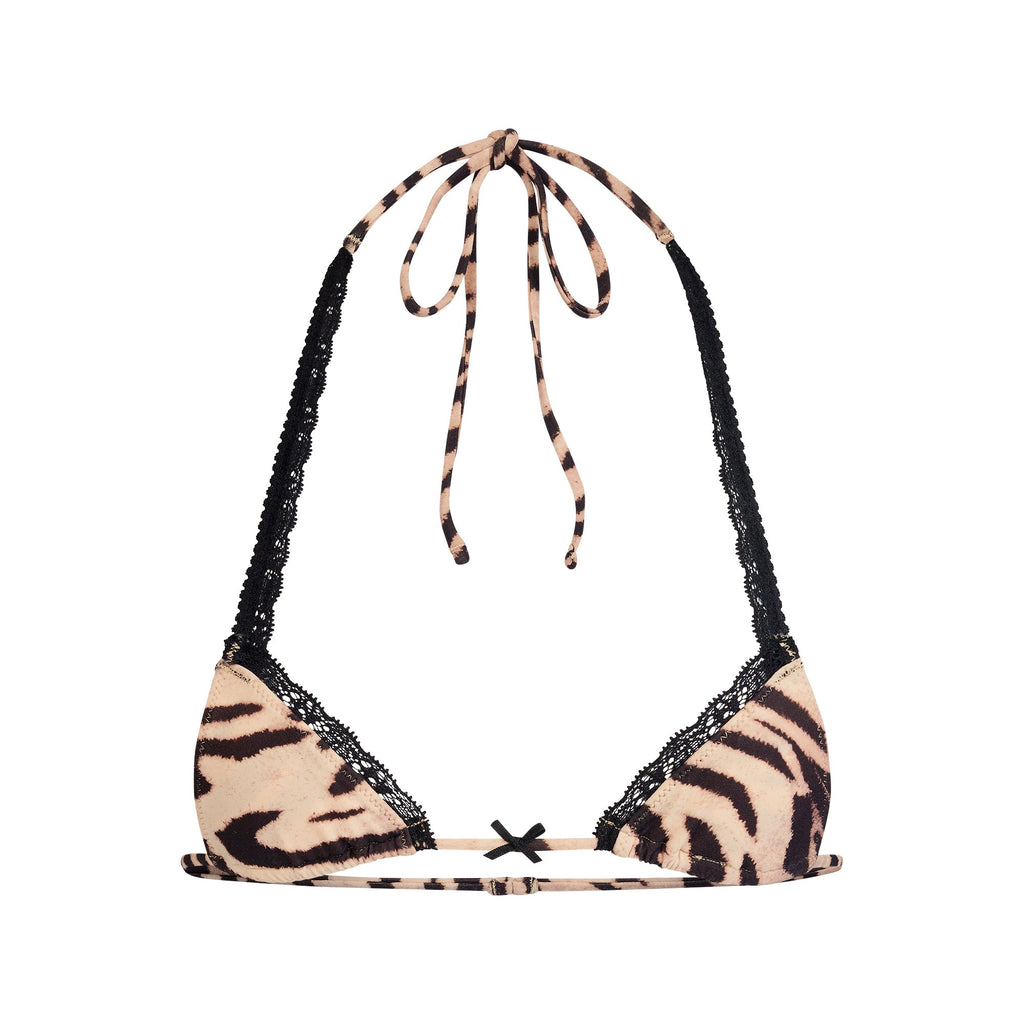 FITS EVERYBODY LACE MICRO BRALETTE | SAND TIGER PRINT
