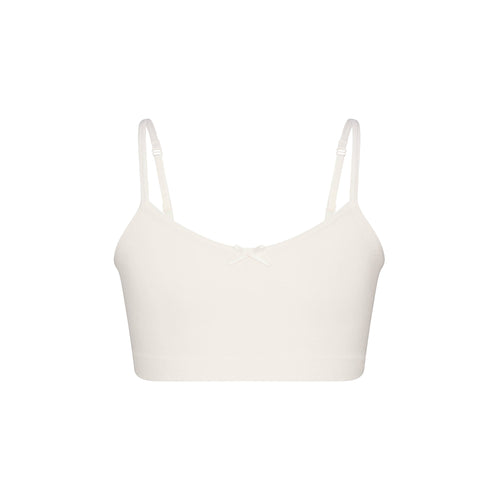 COTTON SEAMLESS JUNIORS BRALETTE 2-PACK | MARBLE AND BALLET