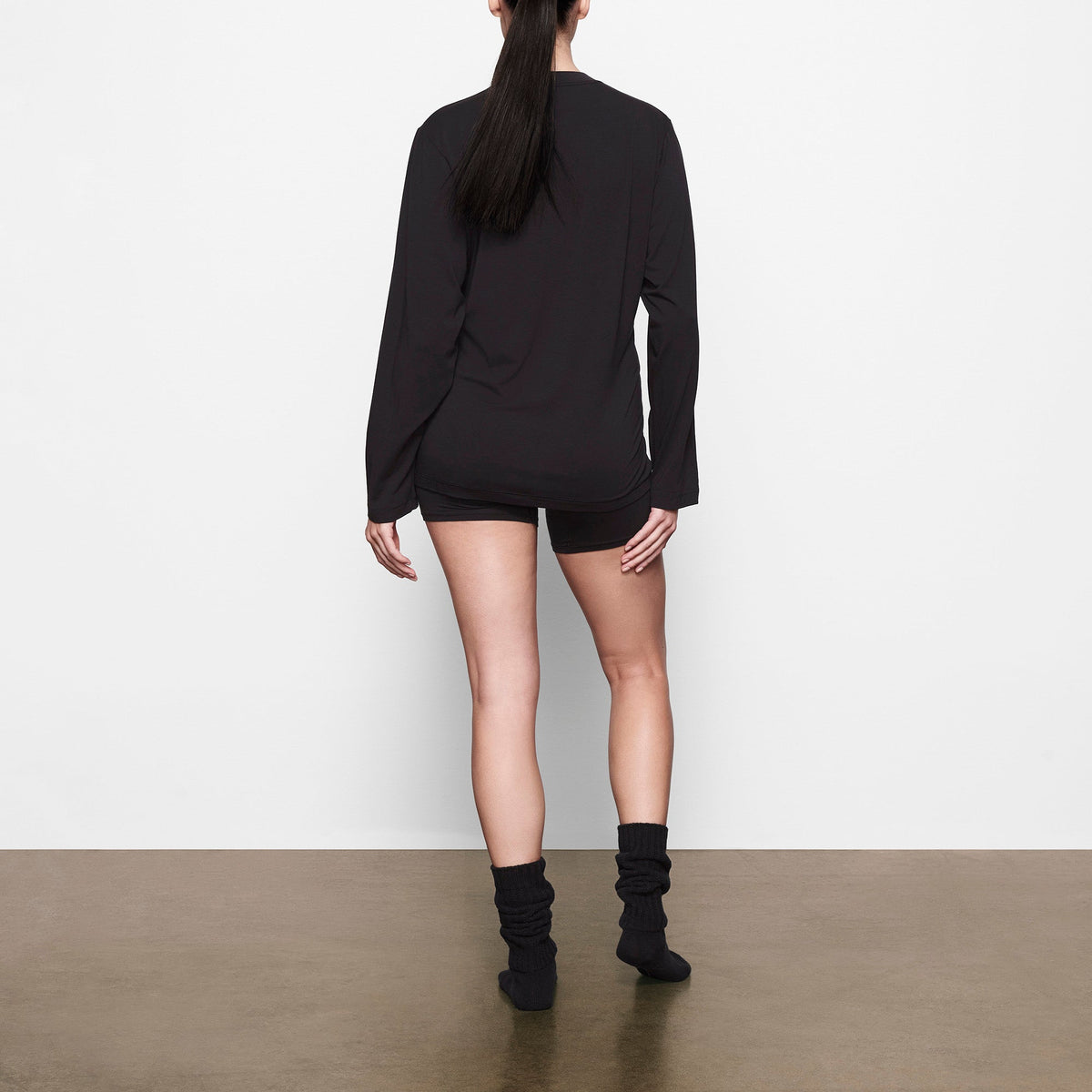 BOYFRIEND LONG SLEEVE T-SHIRT | ONYX