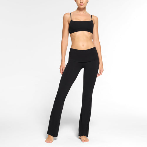 COTTON JERSEY FOLDOVER PANT | SOOT