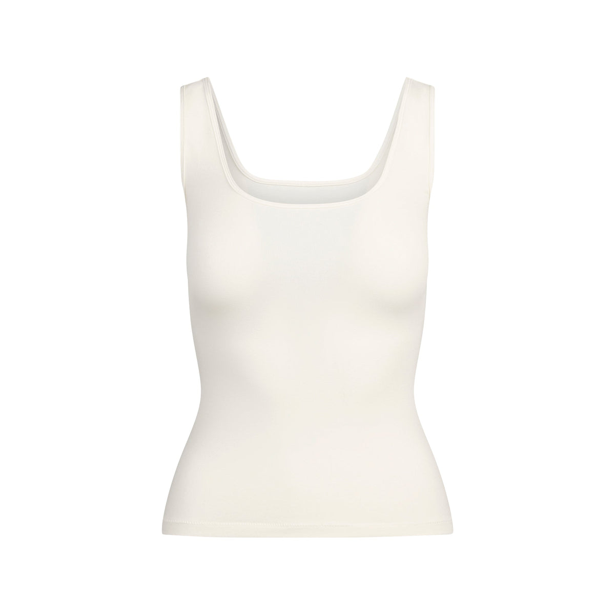 COTTON JERSEY TANK | MARBLE