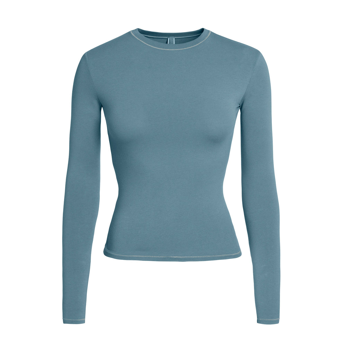 COTTON JERSEY LONG SLEEVE T-SHIRT | KYANITE