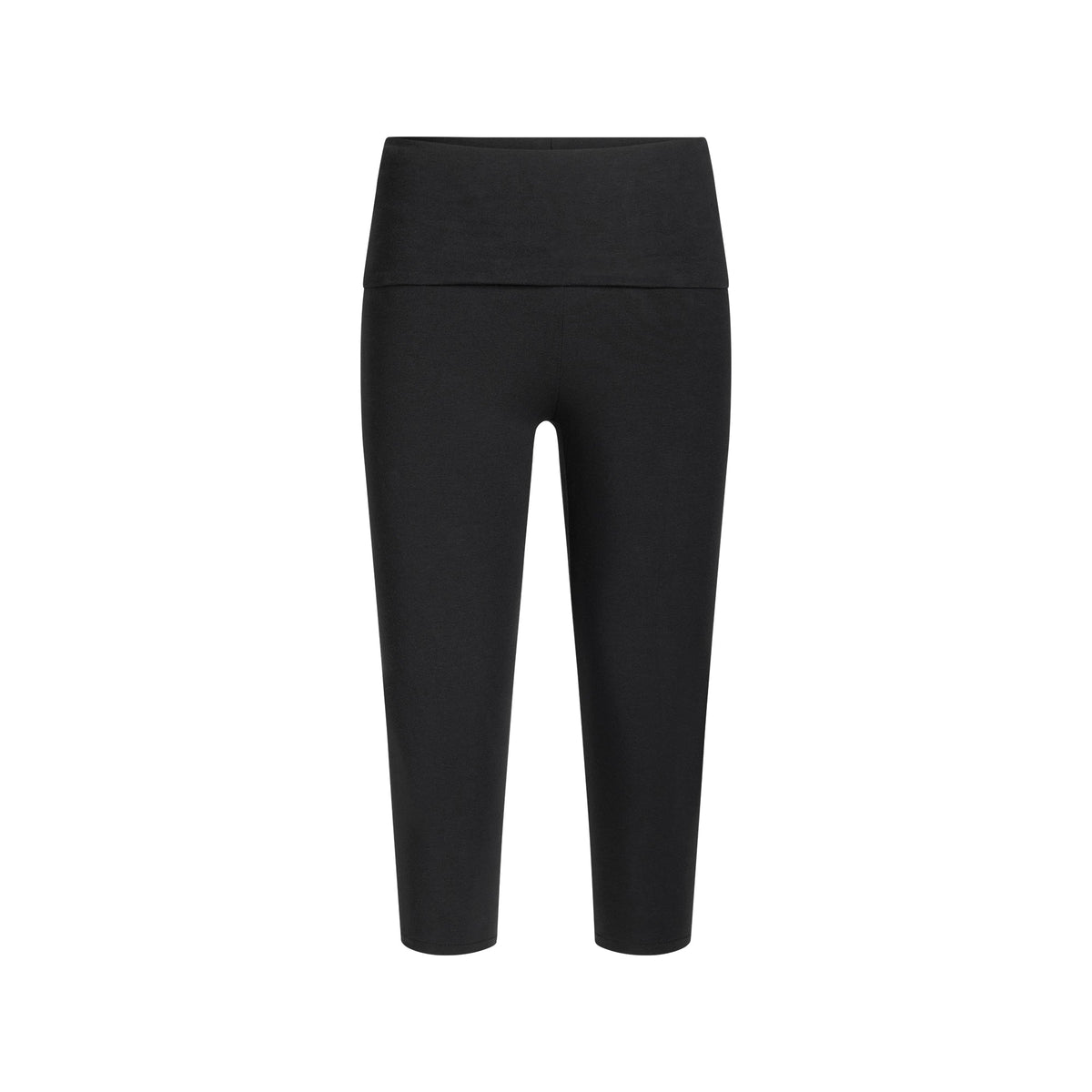 COTTON JERSEY FOLDOVER CAPRI | SOOT