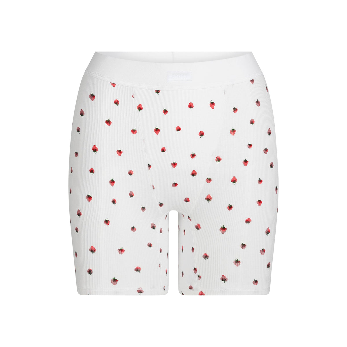 COTTON RIB BOXER | SNOW STRAWBERRY PRINT