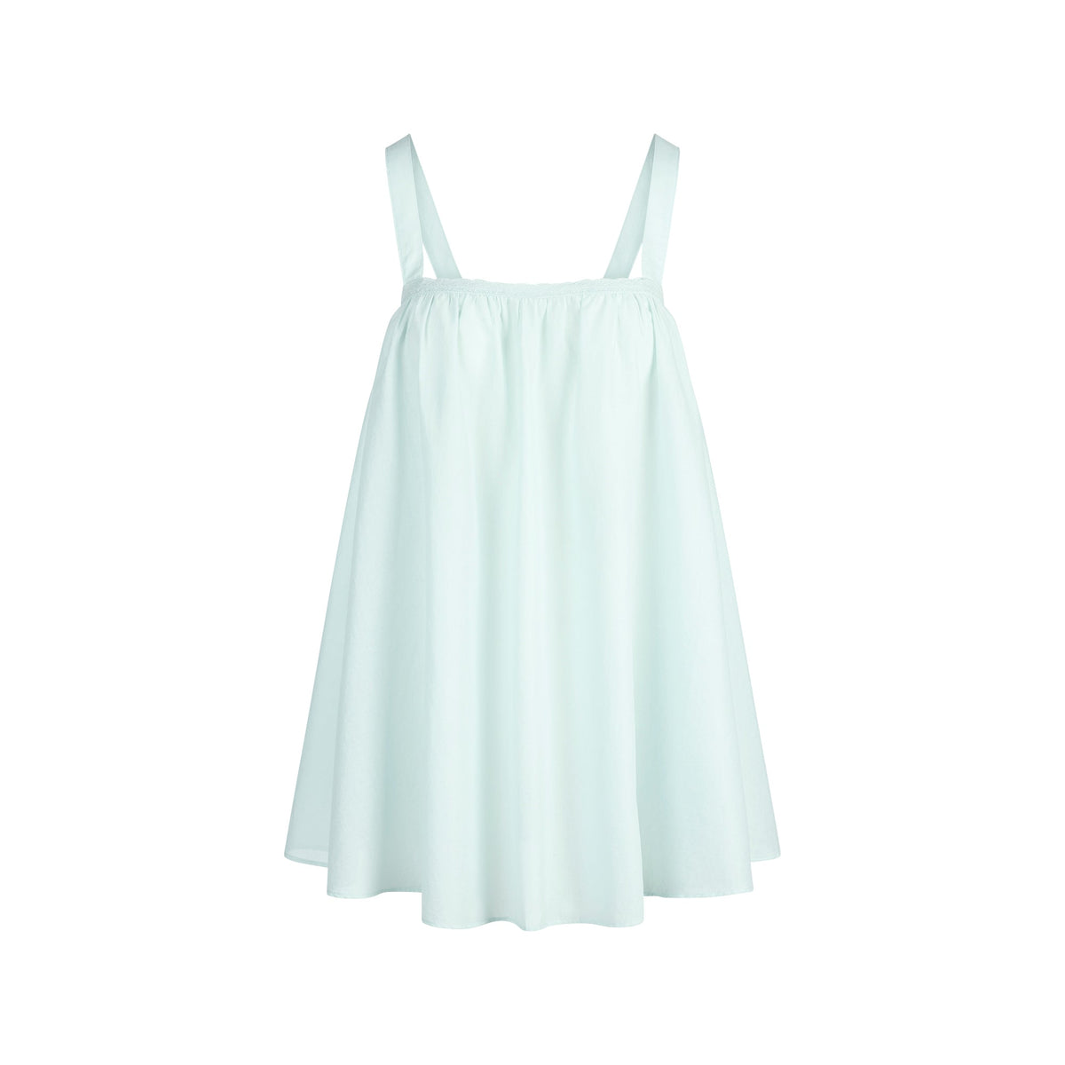 COTTON VOILE MINI DRESS | FROST