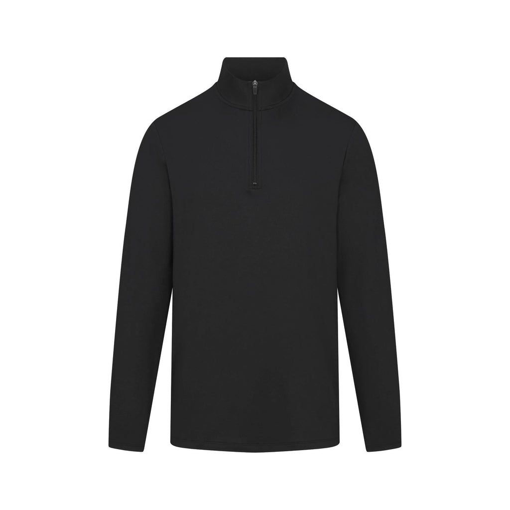 OUTDOOR JERSEY MENS QUARTER ZIP | ONYX