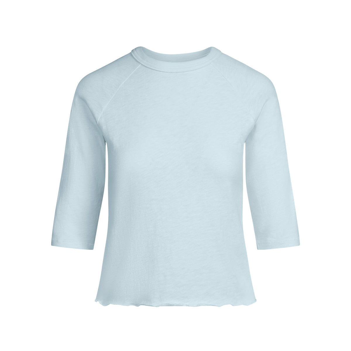 WORN IN JERSEY SHRUNKEN BASEBALL TEE | DENIM