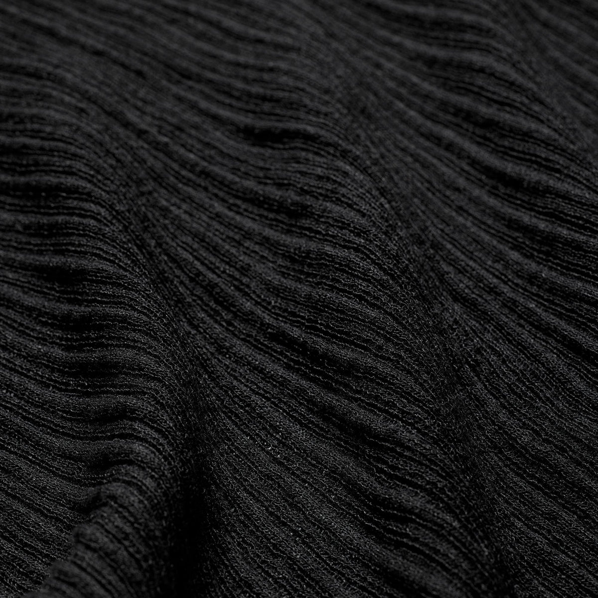 SHEER KNIT FOLDOVER LONG SKIRT | ONYX