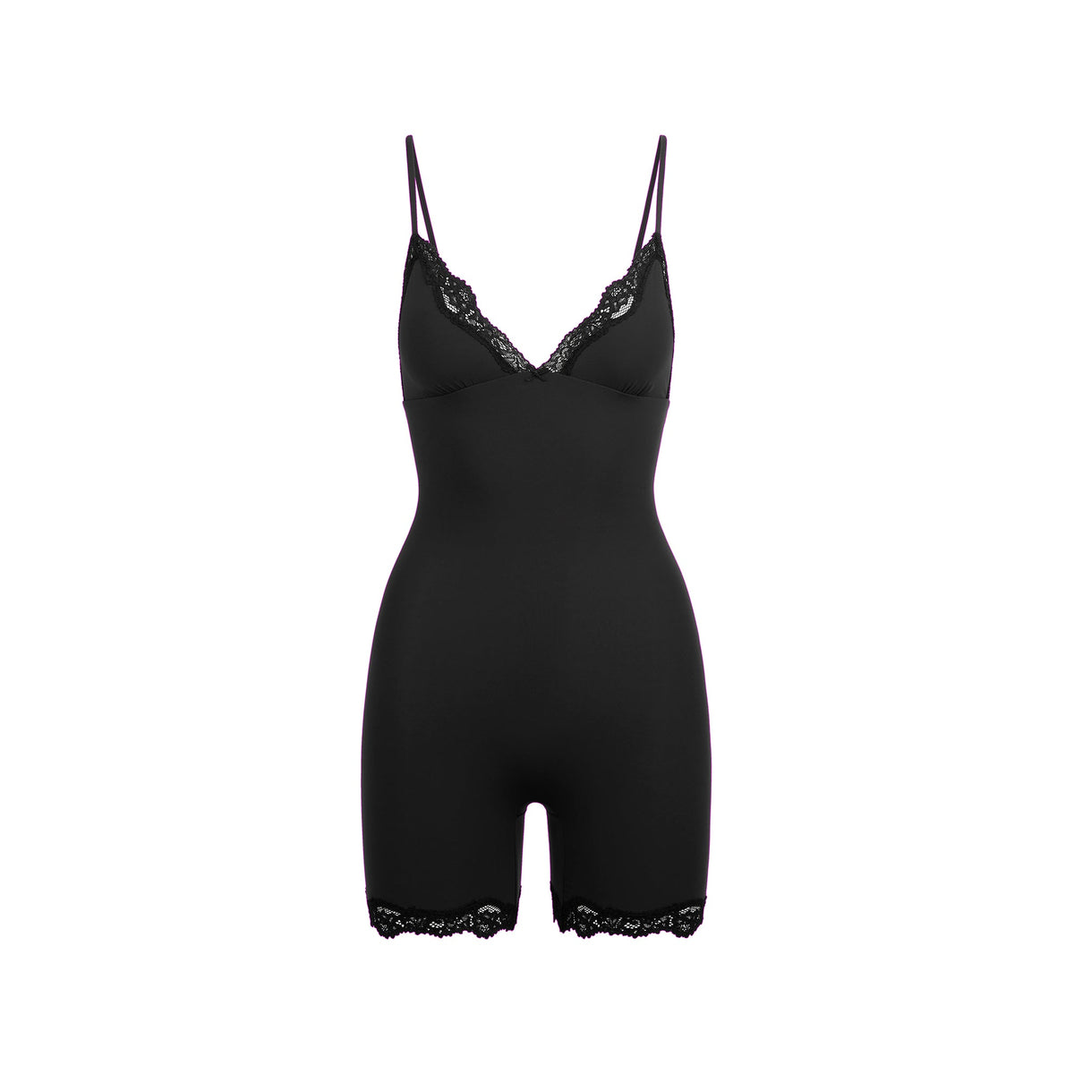 FITS EVERYBODY LACE TRIANGLE ONESIE | ONYX