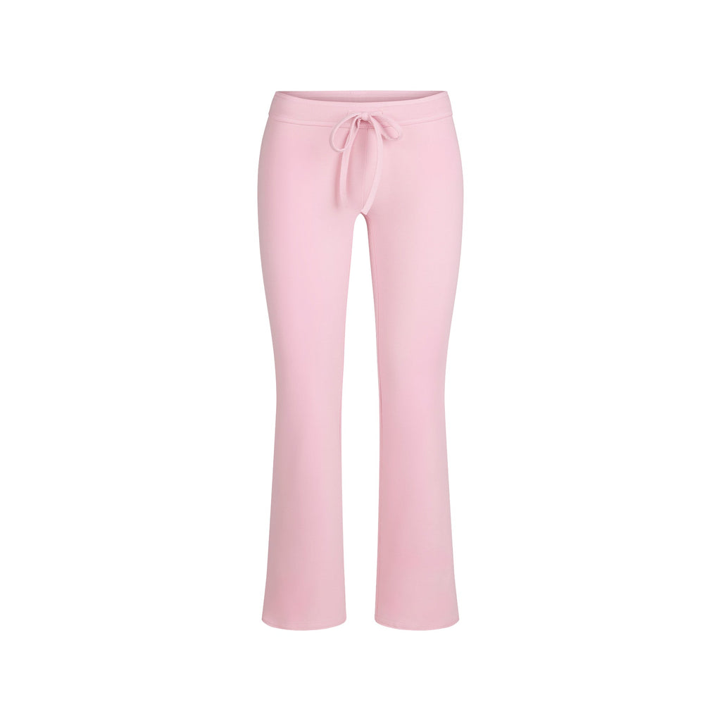 COTTON JERSEY LOW RISE CROP PANT | HALITE