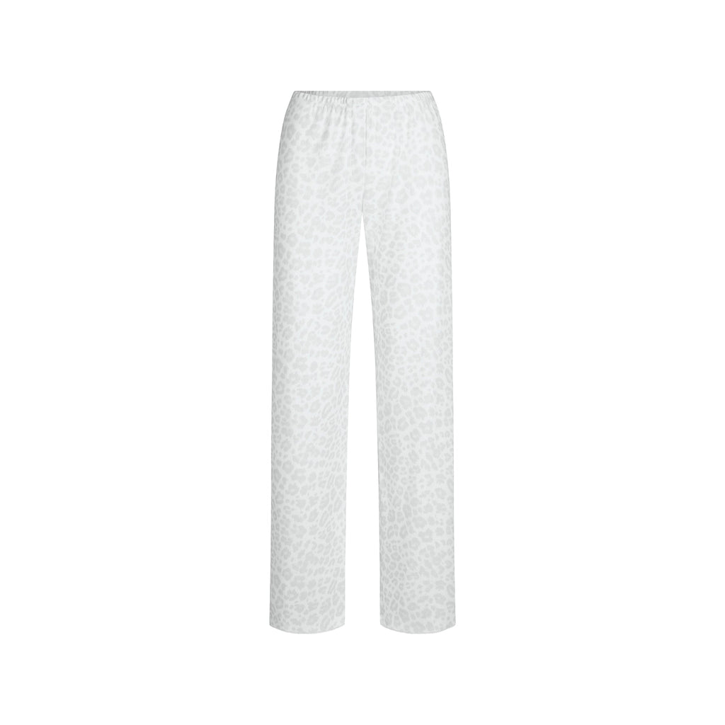 HEAVY POINTELLE STRAIGHT LEG PANT | PACIFIC LEOPARD PRINT
