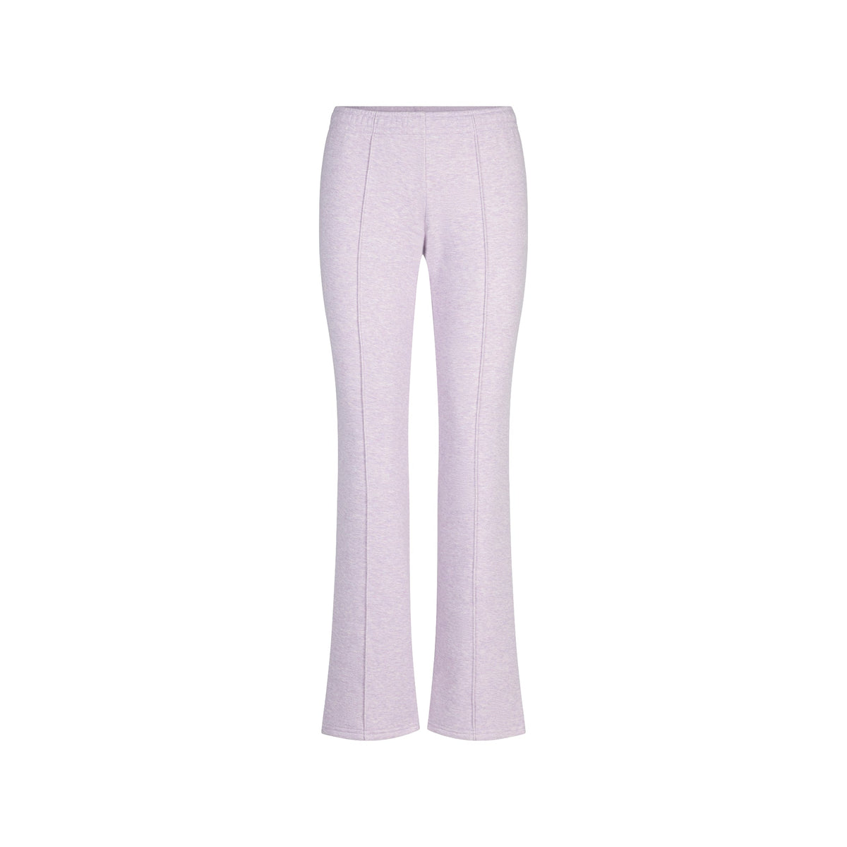 COTTON FLEECE LOW RISE SLIM PANT | PURPLE HEATHER