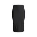 CLING MATTE MIDI SKIRT | OBSIDIAN